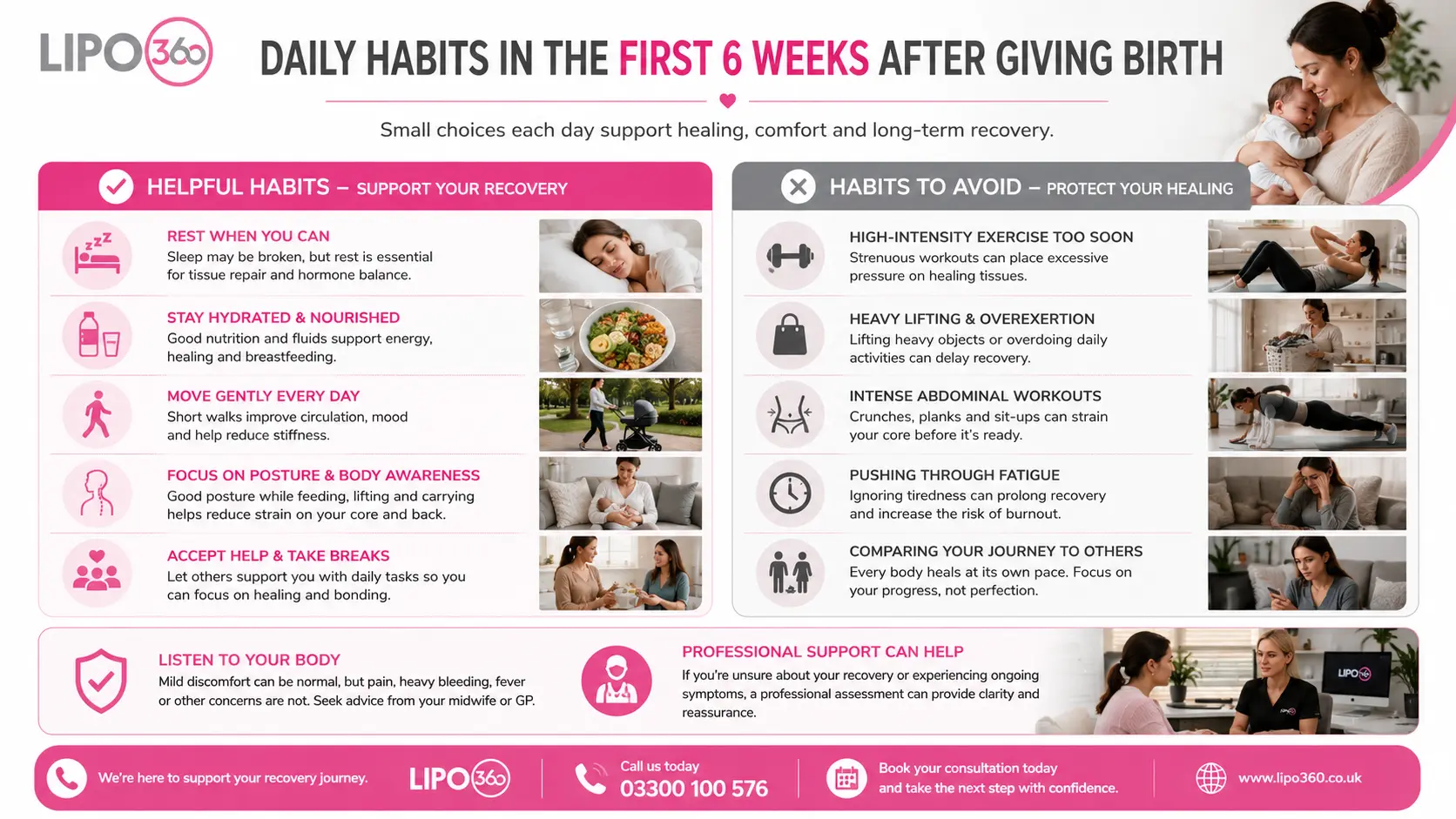What to Do (and Avoid) in the First 6 Weeks After Giving Birth To Avoid Diastasis Recti 3 First 6 Weeks After Giving Birth To Avoid Diastasis Recti Wakefield : Daily Habits in the First 6 Weeks After Giving Birth